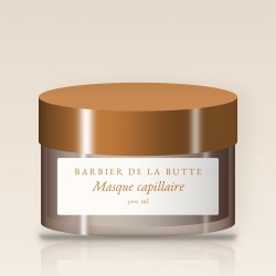 Masque capillaire désaltérant à l'extrait de canneberge – Barbier de la Butte, pot 500 ml