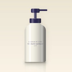 Gel douche nourrissant à l'huile de jojoba – Herbier de Lune, flacon-pompe 250 ml