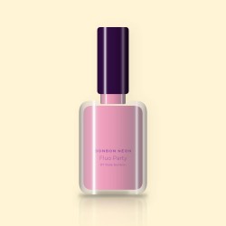 Vernis à ongles Fluo Party à l'acide hyaluronique – Bonbon Néon, flacon 12 ml, teinte 07 Rose bonbon