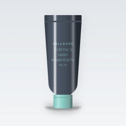 Crème à raser essentielle au sapin de Sibérie pour homme – Vellaure, tube 100 ml