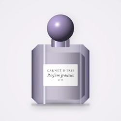 Parfum gracieux au cacao – Carnet d'Iris, flacon 30 ml