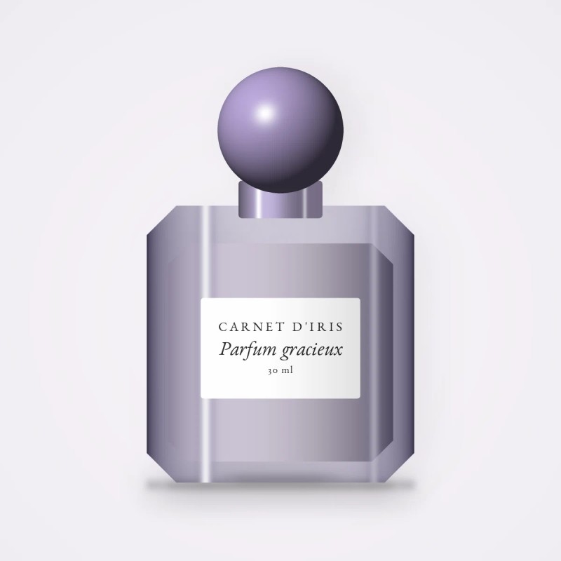 Parfum gracieux au cacao – Carnet d'Iris, flacon 30 ml