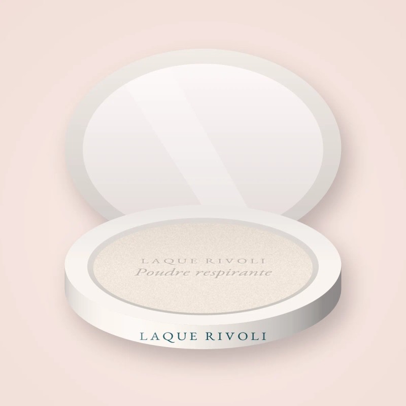 Poudre respirante au thé vert – Laque Rivoli, boîtier 20 g, teinte 01 Translucide