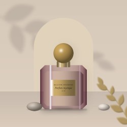 Parfum mixte mystique au benjoin – Balcon Pourpre, photo d'ambiance