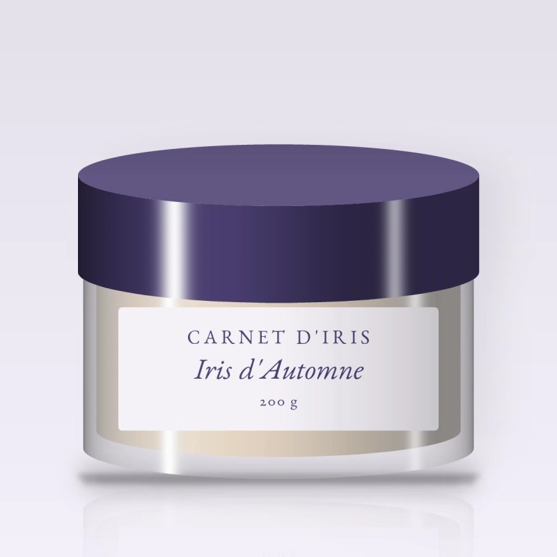 Gommage corps Iris d'Automne vivifiant au sucre – Carnet d'Iris, pot 200 g