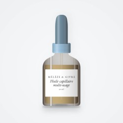 Huile capillaire multi-usage à la cameline – Mélèze & Givre, flacon compte-gouttes 50 ml