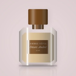 Parfum Désert Ambré chic – Ambre Sépia, flacon 50 ml