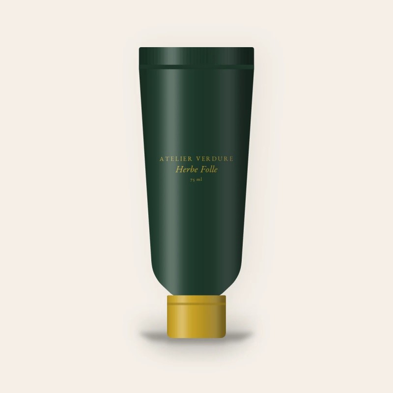Gommage visage Herbe Folle à l'extrait de kiwi – Atelier Verdure, tube 75 ml
