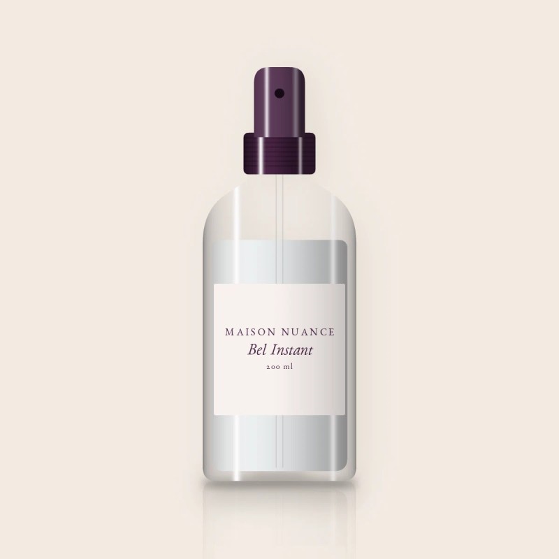 Lotion tonique Bel Instant à l'hydrolat de tilleul – Maison Nuance, flacon spray 200 ml