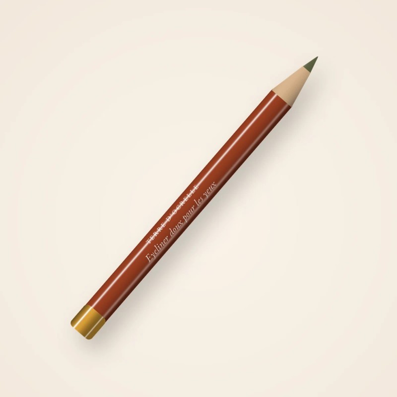 Eyeliner doux pour les yeux au beurre de cacao – Terre d'Ocrelle, crayon 0,3 g, teinte Kaki