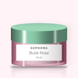 Bulle Rose crème hydratante onctueuse – Sopoong, pot 75 ml