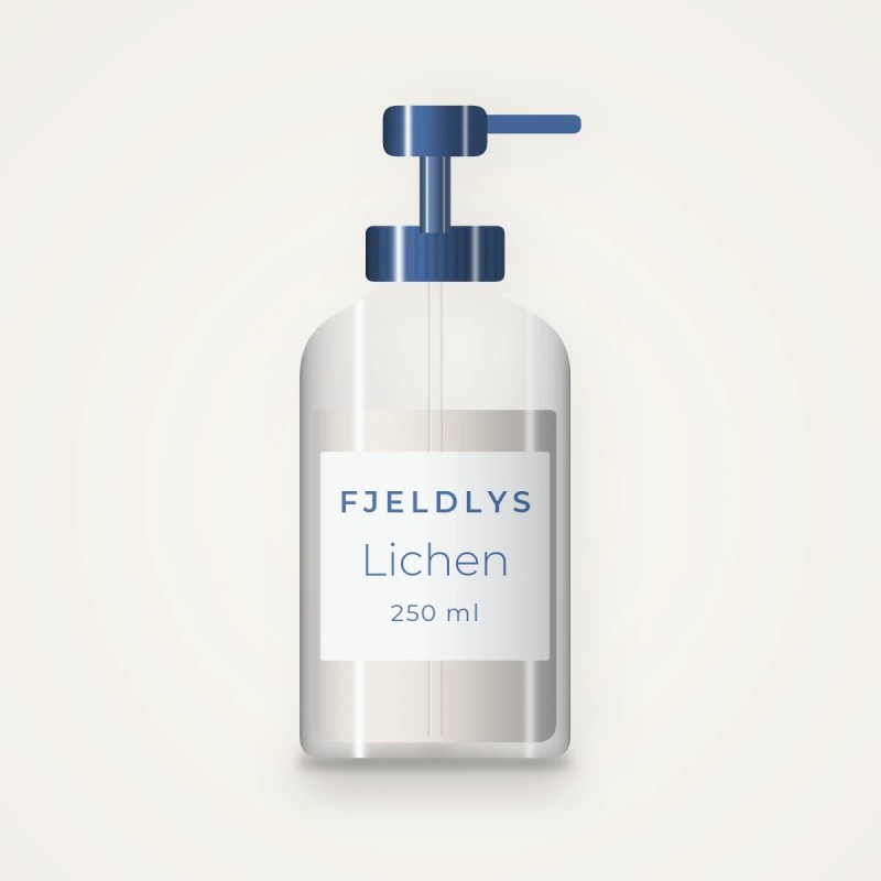 Lait corps Lichen relaxant – Fjeldlys, flacon-pompe 250 ml