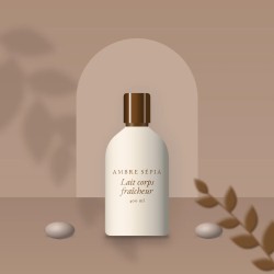 Lait corps fraîcheur à la vitamine E – Ambre Sépia, photo d'ambiance