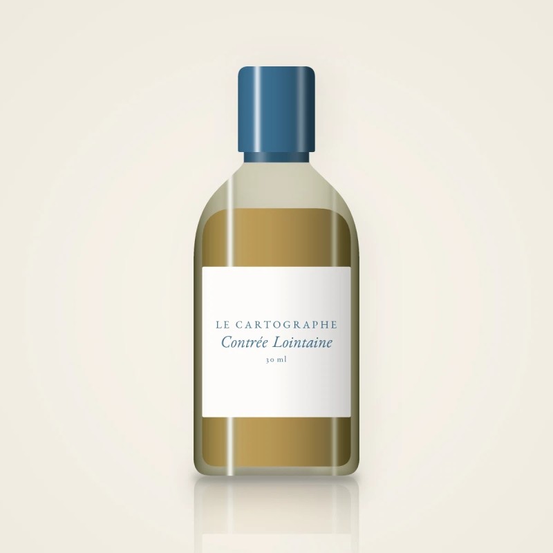 Huile à barbe essentielle Contrée Lointaine – Le Cartographe, flacon 30 ml
