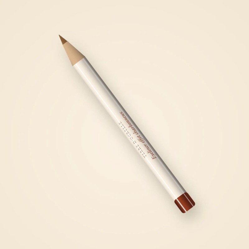Eyeliner effet charbonneux à la cire de candelilla – Terre d'Ocrelle, crayon 0,3 g, teinte Bronze