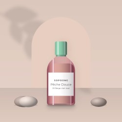 Fond de teint Pêche Douce à l'huile de jojoba – Sopoong, photo d'ambiance