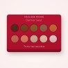 Palette yeux longue durée Dernier Salut – Coulisse Rouge, 9 × 1 g, teinte Tons terracotta