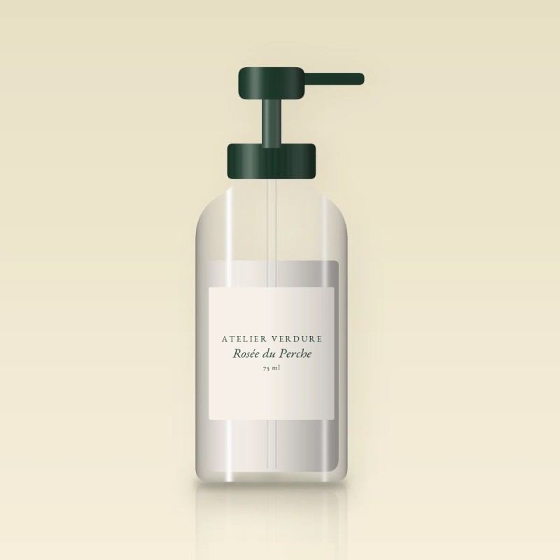 Crème hydratante protectrice Rosée du Perche – Atelier Verdure, flacon-pompe 75 ml