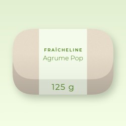 Savon Agrume Pop visage et corps – Fraîcheline, pain 125 g