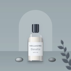 Lait corps Basalte à l'huile de sésame – Vellaure, photo d'ambiance