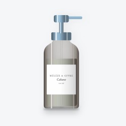 Shampooing Cabane à la graine de lin – Mélèze & Givre, flacon-pompe 100 ml