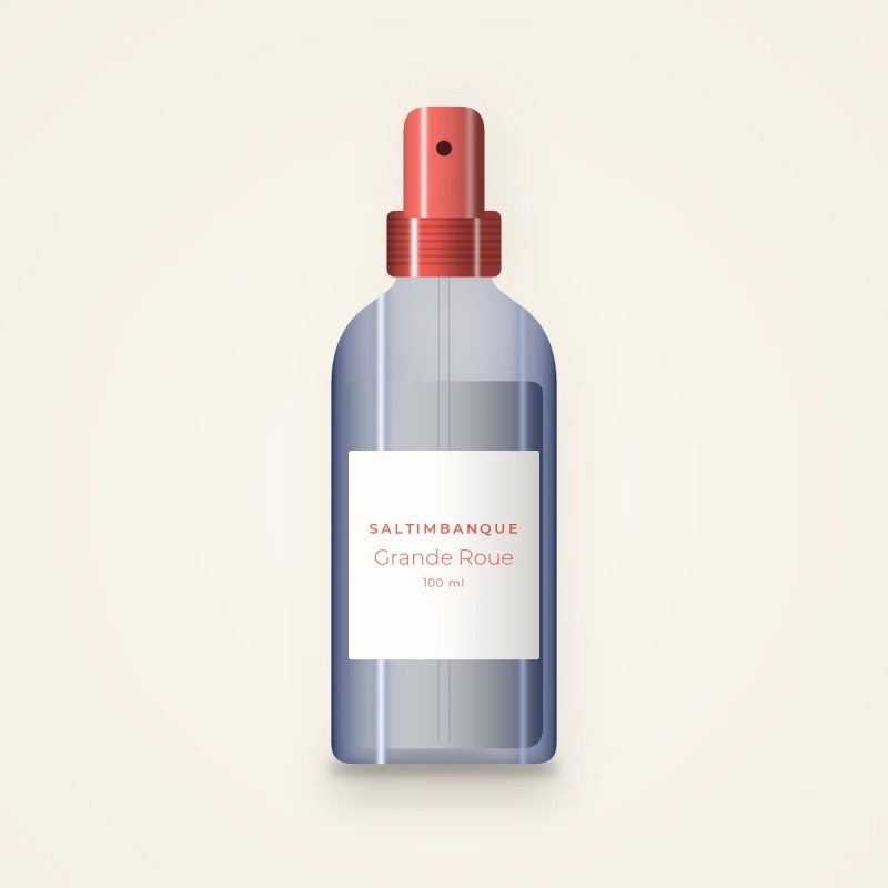 Brume Grande Roue revigorante à la fleur d'oranger – Saltimbanque, flacon spray 100 ml