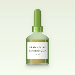 Huile capillaire Menthe Vive au pracaxi – Fraîcheline, flacon compte-gouttes 30 ml