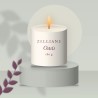 Bougie parfumée Oasis douce – Zelliane, photo d'ambiance