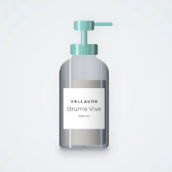 Nettoyant visage Brume Vive à l'acide salicylique – Vellaure, flacon-pompe 150 ml