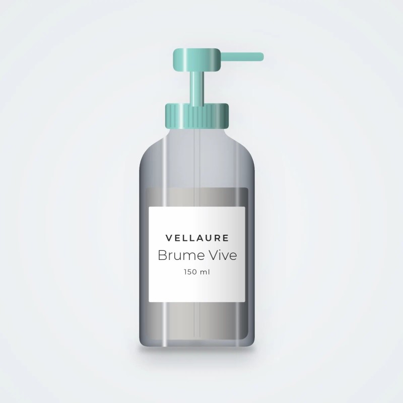 Nettoyant visage Brume Vive à l'acide salicylique – Vellaure, flacon-pompe 150 ml