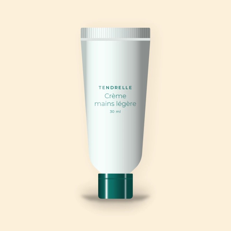 Crème mains légère à l'huile d'argan – Tendrelle, tube 30 ml