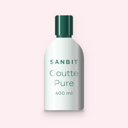 Goutte Pure nettoyant visage confort – Sanbit, flacon 400 ml
