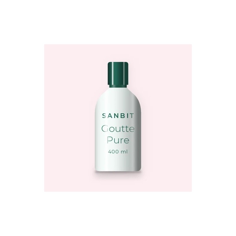 Goutte Pure nettoyant visage confort – Sanbit, flacon 400 ml