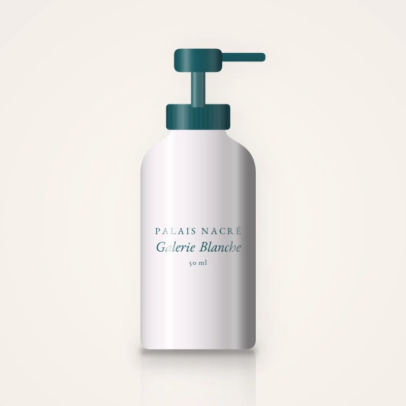 Galerie Blanche crème hydratante confort – Palais Nacré, flacon-pompe 50 ml