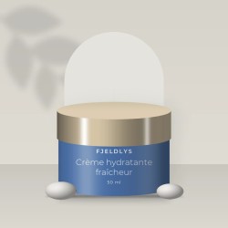 Crème hydratante fraîcheur à la vitamine E – Fjeldlys, photo d'ambiance