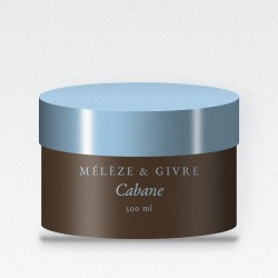 Masque capillaire Cabane à l'huile de jojoba – Mélèze & Givre, pot 500 ml