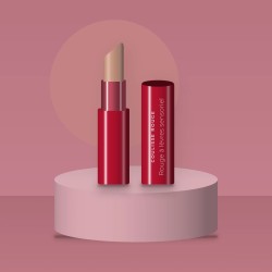 Rouge à lèvres sensoriel aux peptides – Coulisse Rouge, photo d'ambiance