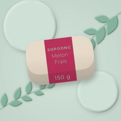 Savon Melon Frais à la camomille – Sopoong, photo d'ambiance