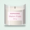 Bougie parfumée Melon Frais au clou de girofle – Sopoong, pot en verre 300 g