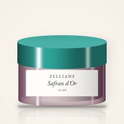 Contour des yeux Safran d'Or à l'extrait de bleuet – Zelliane, pot 20 ml