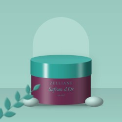 Contour des yeux Safran d'Or à l'extrait de bleuet – Zelliane, photo d'ambiance