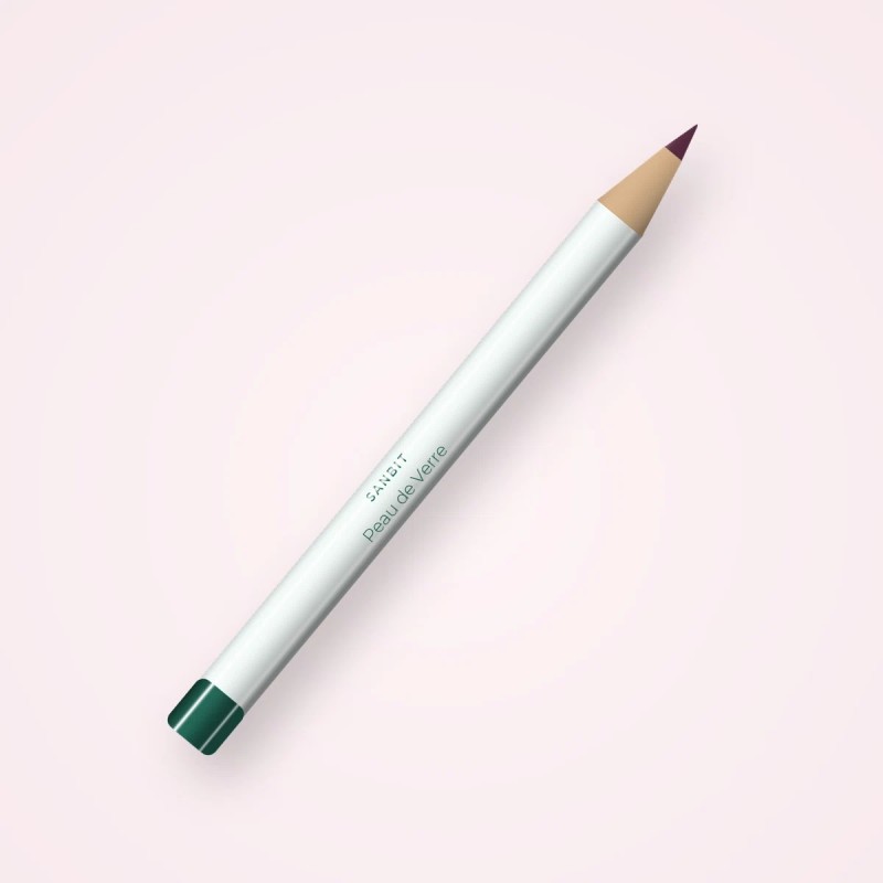 Eyeliner Peau de Verre ultra-précis – Sanbit, crayon 1,2 g, teinte Prune