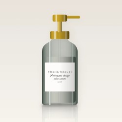 Nettoyant visage sans savon à l'extrait d'hamamélis – Atelier Verdure, flacon-pompe 150 ml