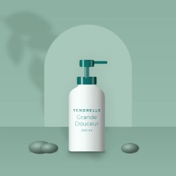 Lait corps Grande Douceur à la niacinamide – Tendrelle, photo d'ambiance
