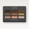 Palette yeux Pluie Fine tout-en-un – Yukimori, 12 × 1 g, teinte Tons bronze