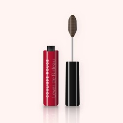 Mascara Lever de Rideau volume – Coulisse Rouge, flacon et brosse 4 ml, teinte Brun