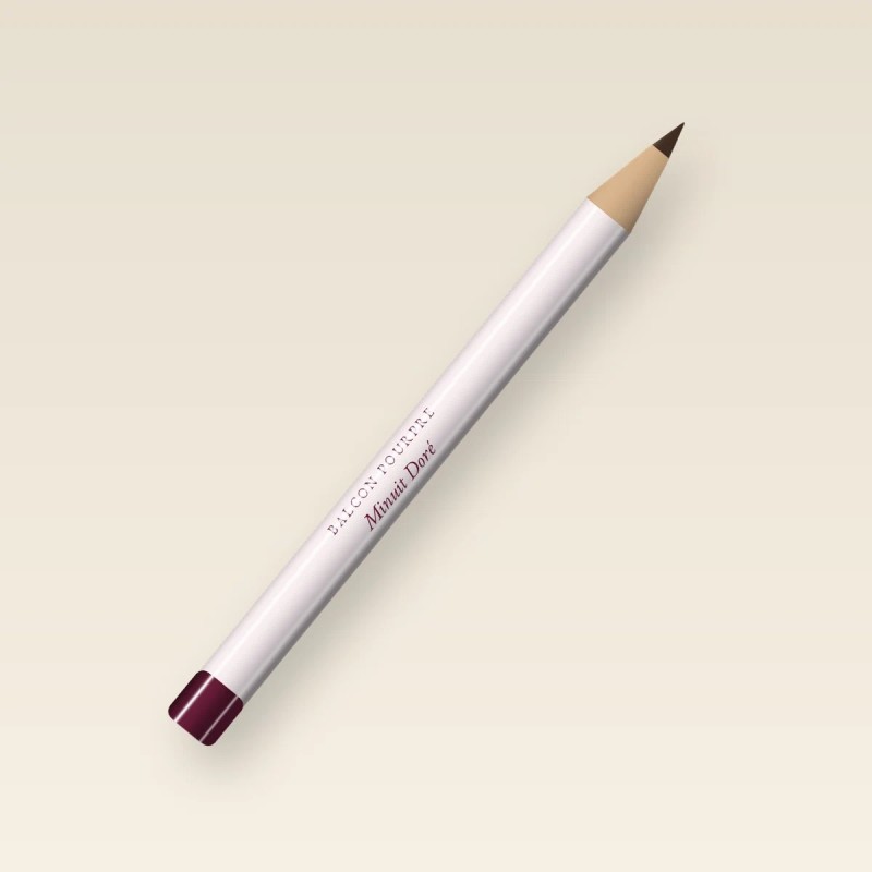 Eyeliner Minuit Doré trait fin – Balcon Pourpre, crayon 0,3 g, teinte Brun