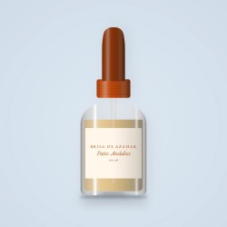 Huile capillaire Patio Andaluz à la pistache – Brisa de Azahar, flacon compte-gouttes 100 ml