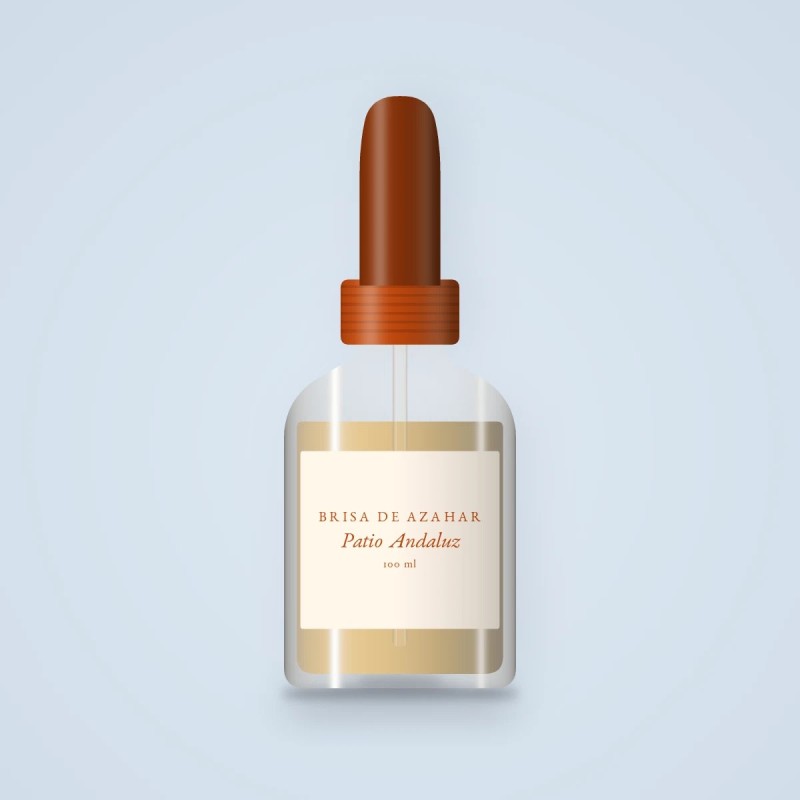 Huile capillaire Patio Andaluz à la pistache – Brisa de Azahar, flacon compte-gouttes 100 ml