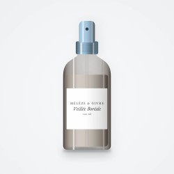 Lait solaire Veillée Boréale satiné SPF 50+ – Mélèze & Givre, flacon spray 200 ml